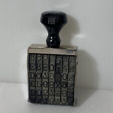 Vintage Front Pullman Ink Stamp 7 Band Numbers Fractions