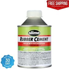 Rubber Cement Tire Repair Glue Brush Applicator Use With Plug 8 Oz