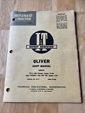 Oliver 99 Gmtc 950 990 995 770 880 Tractor Shop Service Repair Manual It O13