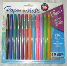 Papermate Flair 12 0.7 Mm Felt Tip Pens Medium Point