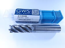New 12 Gws Solid Carbide End Mills .030 Radius 5 Flute Milling Lathe Tool Bit