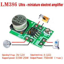 Mini Lm386 Dc 3-12v Micro Audio Power Amplifier Amp Board Module 750mw New