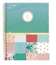 Mead Beautiful Sail Away Spiral Notebooks 2-pk College Ruled 10-12 X 7-12