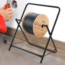 Cable Reel Caddy Cable Holder Stand Wire Foldable Wires Pulling Dispenser Tool