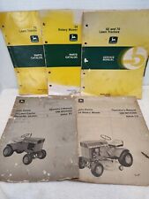Lot-5 Parts Owner Manuals John Deere 60-70 Series Lawn Mower Tractor Service