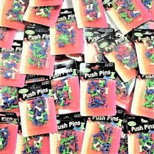 Aw Push Pins Bulk Lot Of 41 Packs Thumb Tack Office Cork Board Supply Multicolor