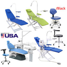 Dental Chair Unit Computer Controlled Dc Motor Portable Dental Chair Leather