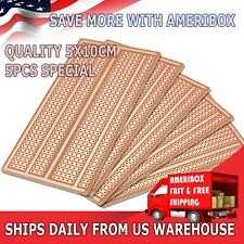 Us Stock 5pcs Prototype Pcb Universal Bread Board 5 X 10cm Sigle Side Copper