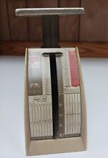 Vintage Pelouze Postal Scale 2lb To 12 Oz Model P2 Postage Rates For Nov 11981