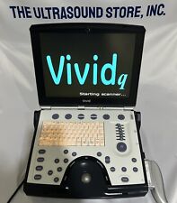 Ge Vivid Q Portable Echo Ultrasound Bt12 Refurb W 3sc-rs All Options Incl Strain