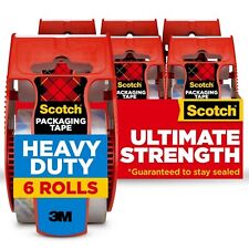 Scotch Heavy Duty Packaging Tape 1.88 X 22.2 Yd 1.5 Core Clear 6 Rolls With