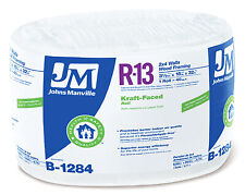 Johns Manville B1284 R13 Kraft Fiberglass Insulation 40 Sq. Ft. Coverage 3.5 X