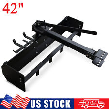 42 Tow Behind Box Scraper Box Blade Hitch Tow Steel Ground Blade Lawn Tractor