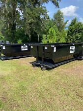 Used Roll Off Dumpsters 15 And 20 Yard And Gooseneck Trailer