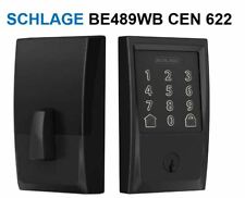 Schlage Encode Be489wb Cen 622 Smart Wifi Door Lock Matte Black