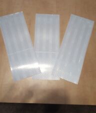 3m Avery 3 Strips 3 X 8 White Silver Reflective Prismatic Conspicuity Tape