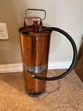 Vintage General Water Pump Fire Extinguisher Empty Non Hazardous Copper