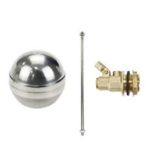34 Dn20 Stainless Steel Brass Float Valve Adjustable Male Thread Water Float