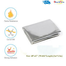 Adhesive Backed Aluminized Heat Shield Barrier Shielding Mat Sleeving For Auto