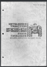 Mitsubishi Mt2100 210 2500 250 Tractor Parts Catalogue Manual 64 Pages Bound