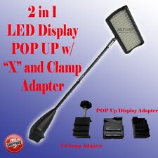 Led Display Light Pop Up Tension Booth Panel X And Clamp Trade Show Approved