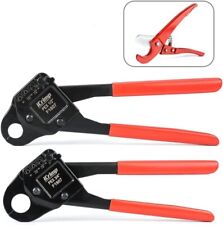 Angle Pex Crimping Tool For 12-inch 34-inch Pex Copper Crimp Rings And Barbe