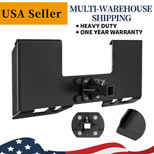 38 Thick Skid Steer Mount Plate W2 Detachable Trailer Hitch Receiver Attach