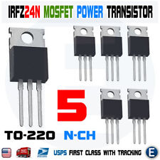 5pcs Irfz24n Irfz24 Power Mosfet Transistor Hexfet 17a 55v Fast Switching Ir