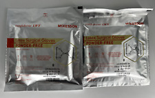 Latex Surgical Glove 2 Pair - Mckesson Standard Cuff Length Lwt Size 8