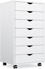 File Cabinets7 Drawer Wood Vertical Filing Organization Storage Cabinets