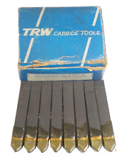 516 Trw D5 Carbide Tipped Lathe Tool Cutting Bits One Lot Of 8 - 60 Degree