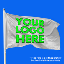 Custom Flag Personalized Flags Banners - Print Your Own Logo Image Text