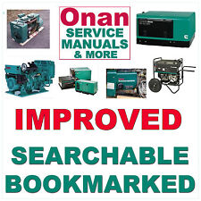 Onan Mdja Engine Genset Parts Operators Service Marine Manual -3- Manuals Cd