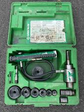 Greenlee 7646 Hydraulic Knockout Punch Set 767 Hand Pump 12 To 2 12
