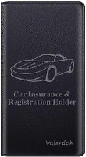 Premium Car Registration And Insurance Card Holder Car Document Holder For Car