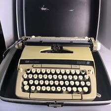 Vintage Smith Corona Galaxie Twelve 12 Typewriter Manual Browntan Wcase Manual