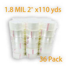 36 Rolls Clear Packing Packaging Sealing Tape 2 X 110 Yards Free Shipping