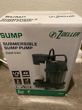 Zoeller 13 Hp Cast Iron Submersible Sump Pump - Green 1073-0001