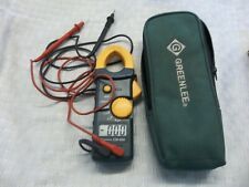 Greenlee Cm-600 Acdc 600a Clamp-on Meter Multimeter Clampmeter With Leads
