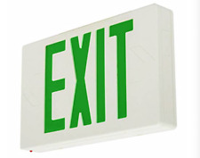 Green Led Emergency Exit Light Sign - Battery Backup Ul924 Fire Green Sign