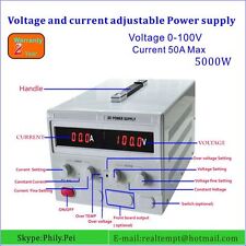 Adjustable Dc Power Supply 0-100v 0-30a With 4 Digital Dispaly Lab Grade 110v