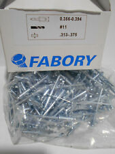 Lot Of 500 Fabory Steel Blind Rivets 0.575 In L 316 In Rivet Dia