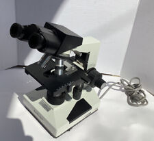 Amscope Lab Binocular Compound Microscope 3d Stage Black 120v Light For Parts
