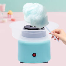 Electric Cotton Candy Machine Maker Candy Floss Maker Blue Pp Material Home Use