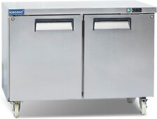 2 Door Undercounter Refrigerator Icecasa 48 Commercial Lowboy Worktop Cooler
