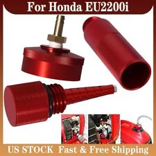 Fit For Honda Generator Eu2200i Run Gas Cap W Brass Funnel Red