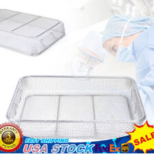 Sterilization Tray Box Case Stainless Steel Surgical Instruments Disinfection Us