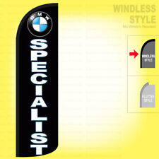 Bmw Specialist Windless Swooper Flag 3x11.5 Auto Repair Feather Banner Sign Kq