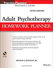 Adult Psychotherapy Homework Planner Compact Disc Arthur E. Jr.