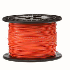 22 Awg Gauge Stranded Hook Up Wire Orange 1000 Ft 0.0253 Ul1007 300 Volts
